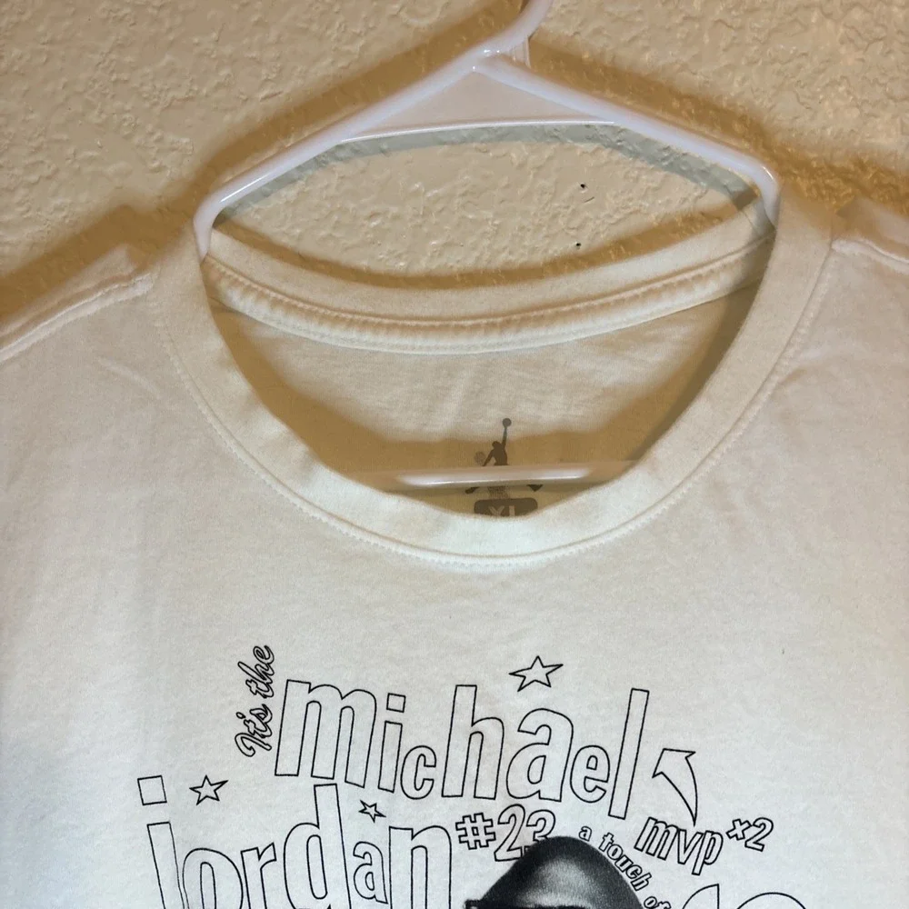 Rare JORDAN CHAMPIONSHIP VI 6‎ shoes goat T-SHIRT touch of gold Flight XL
